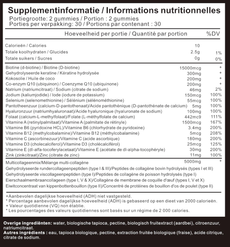 NEXO Collagen & Biotin Gummies